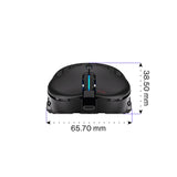 ENDORFY LIX Wireless, Leichte kabellose Gaming-Maus (69 g), 16000 DPI, Schwarz | EY6A008