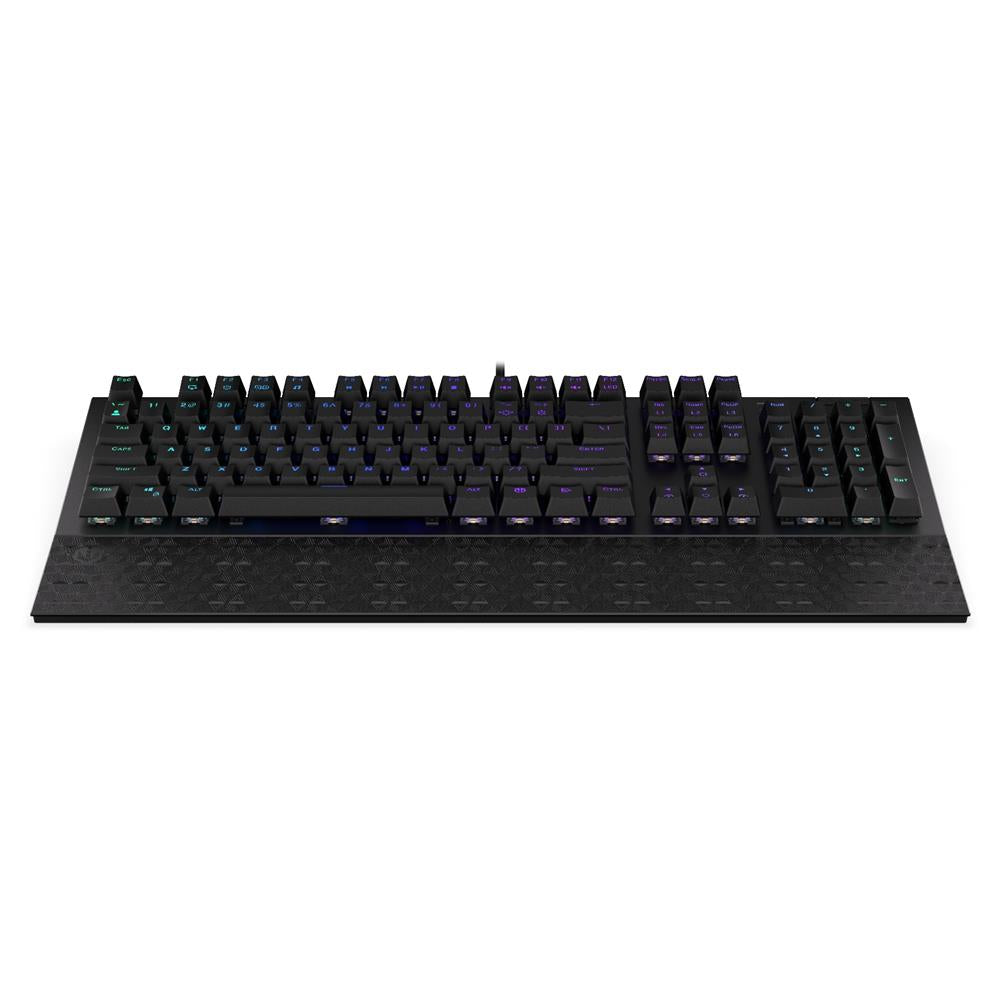 ENDORFY Omnis Blue, Mechanische Tastatur, Handballenauflage, US-Layout (QWERTY), mechanische Schalter in Kailh Blue