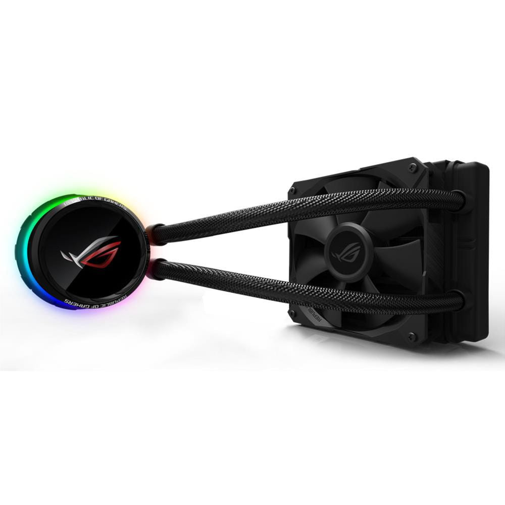 ASUS ROG Ryuo 120 All-in-One CPU-Wasserkühlung OLED-Display Aura Sync RGB PWM-Lüfter