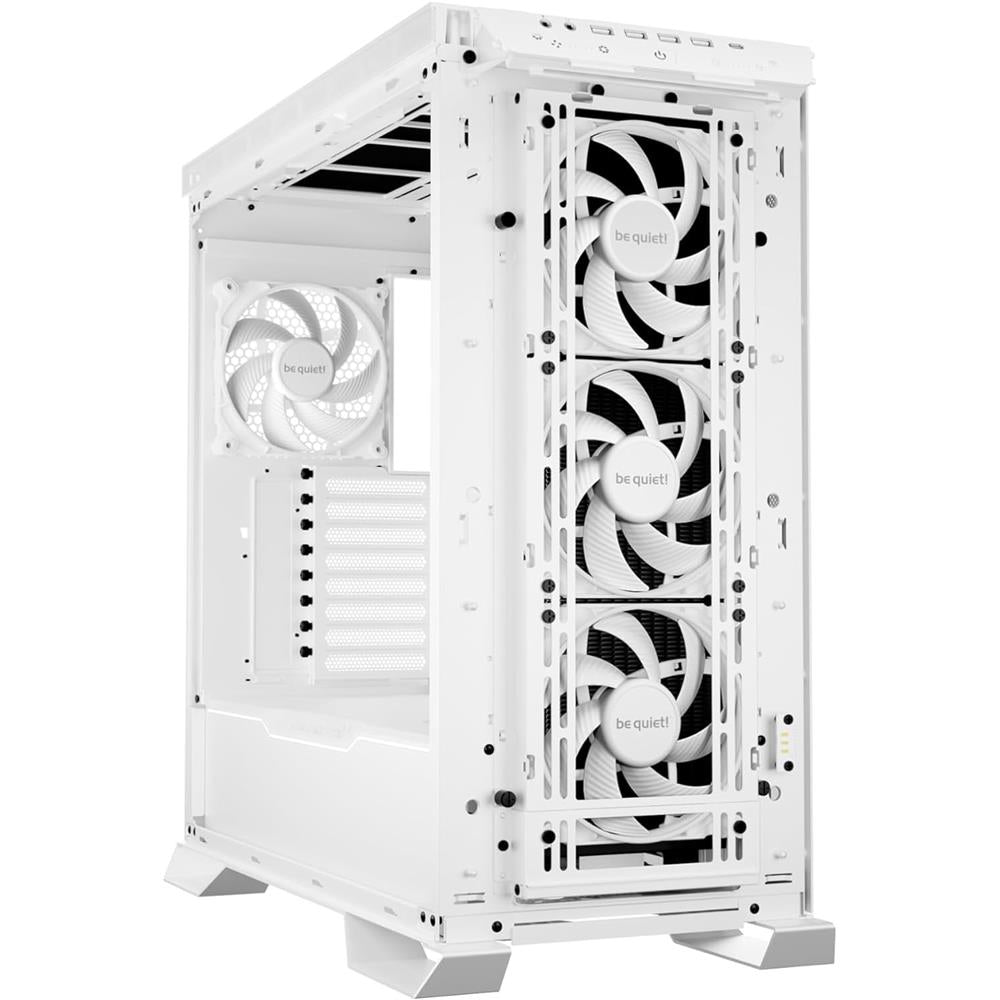 be quiet! Dark Base Pro 901 White PC-Gehäuse mit Seitenfenster Silent Wings 4 PWM Lüfter ARGB-Beleuchtung Weiß BGW51