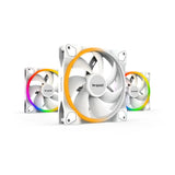 be quiet! Light Wings White 140mm PWM 3er Pack 4-pin Gehäuselüfter Weiß mit ARGB-Beleuchtung