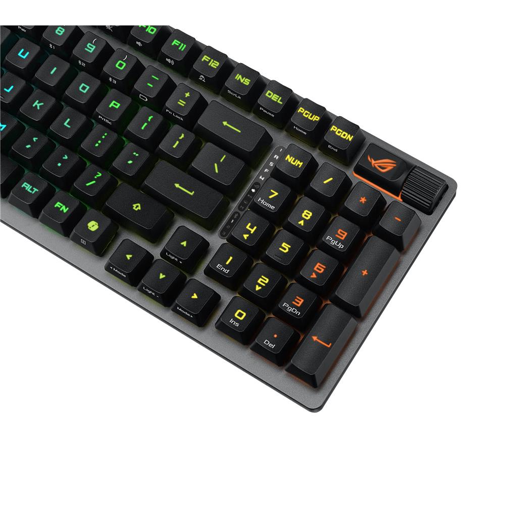 ASUS ROG Strix Scope II 96 RX Wireless Gaming-Tastatur – Tri-Mode, RGB, 96%-Layout
