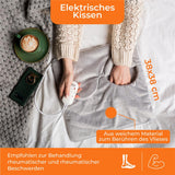 Adler AD 7403 elektrisches Heizkissen 2 Temperaturstufen Wärmekissen Grau