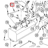 Nilfisk Original 56306096 Hose Fuel Kraftstoffschlauch