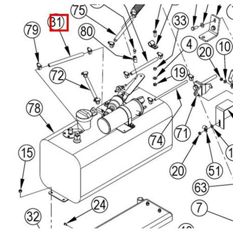 Nilfisk Original 56306096 Hose Fuel Kraftstoffschlauch