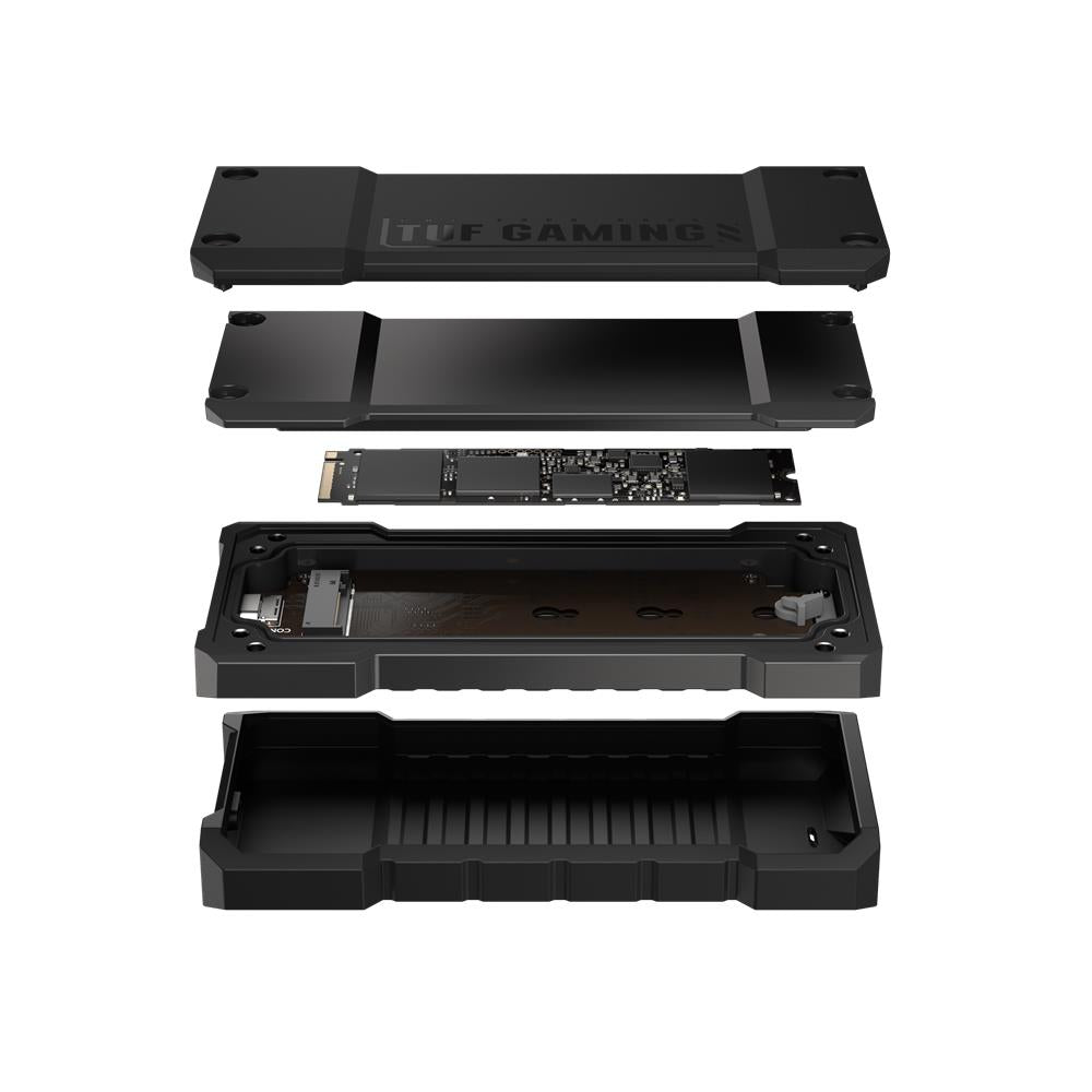ASUS TUF Gaming A2 SSD‑Gehäuse USB‑C 3.2 Gen 2x2 für M.2 NVMe und SATA