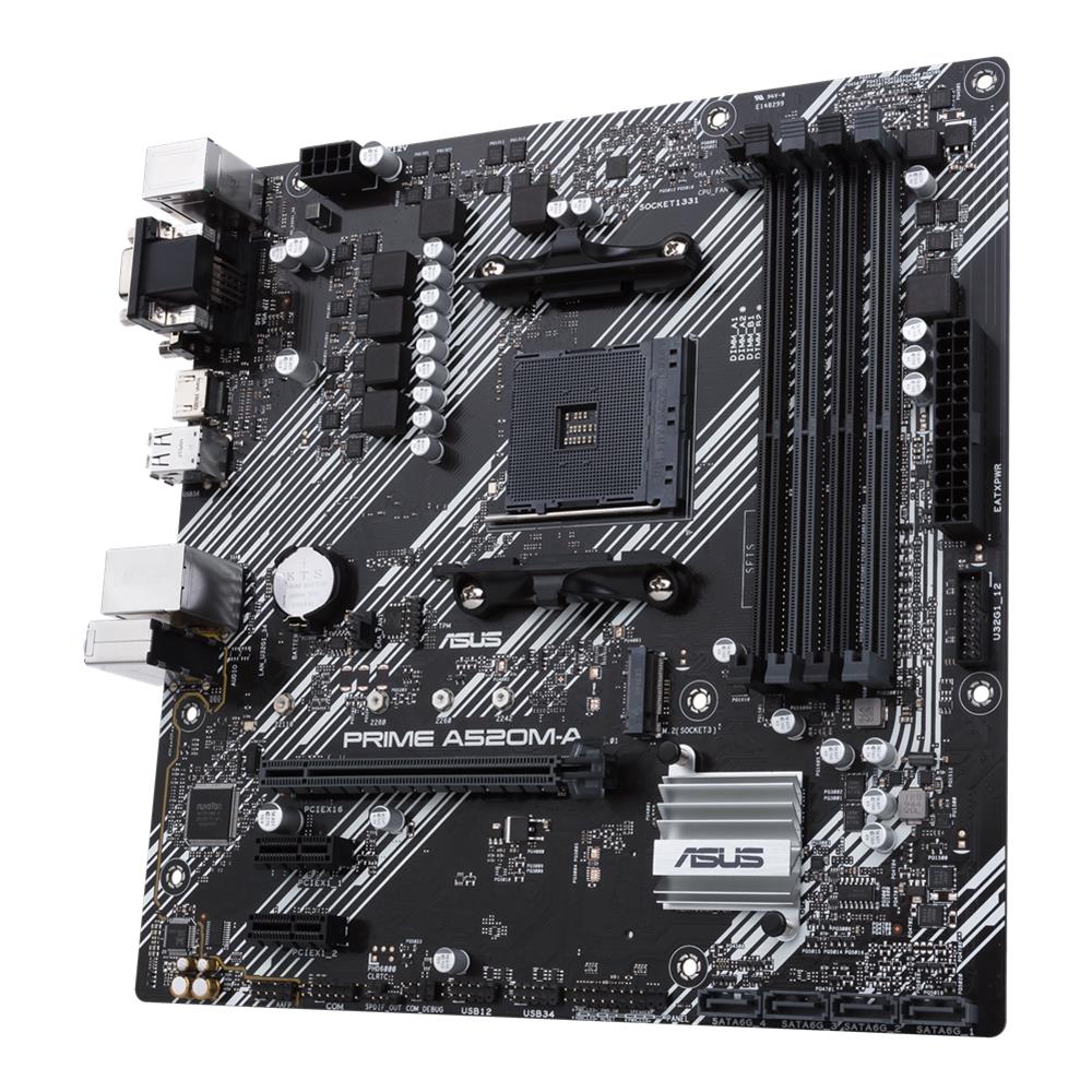 ASUS PRIME A520M-A II CSM Mainboard AM4 micro ATX M.2 USB 3.2