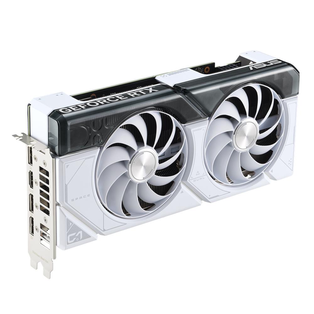 ASUS Dual GeForce RTX 4070 OC White Edition 12GB GDDR6X Gaming Grafikkarte NVIDIA weiß