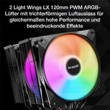 be quiet! Pure Rock Pro 3 LX CPU Luftkühler mit ARGB
