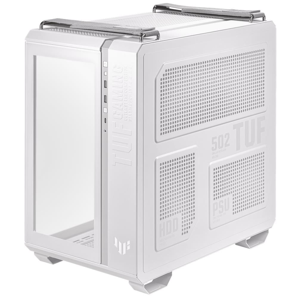 ASUS TUF Gaming GT502 PLUS TG White modulares Zweikammer PC Gehäuse