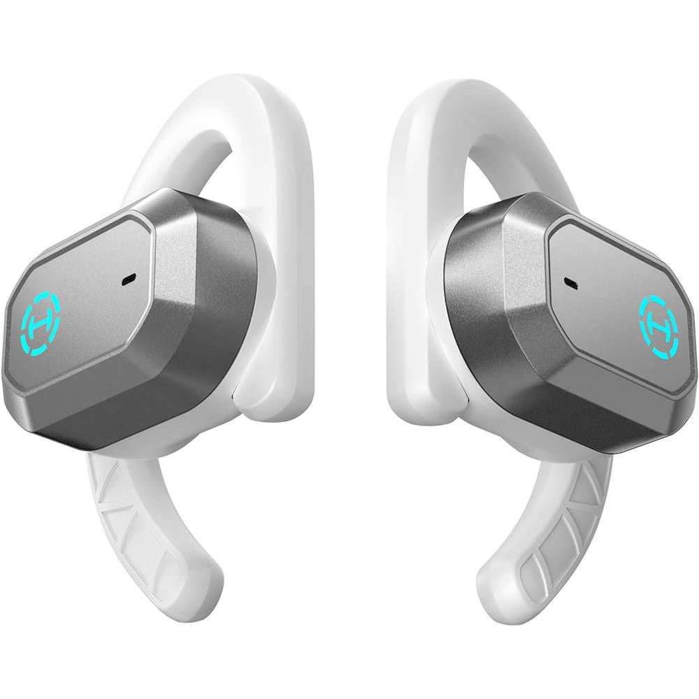 Edifier Hecate by AIR2 Open Ear Stereo Gaming Earbuds mit Noise Cancelling und RGB, Weiß