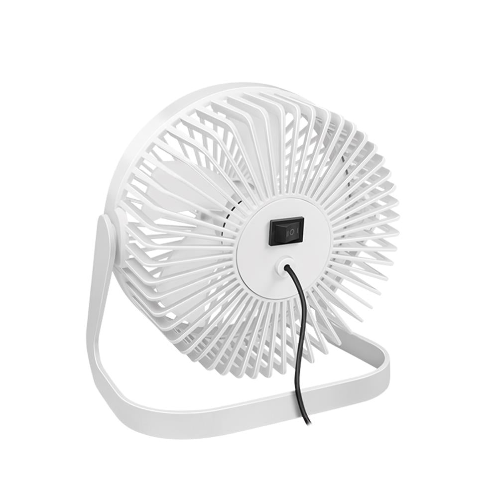 LogiLink USB-Schreibtischventilator, 15,24 cm, 40 dB, weiß