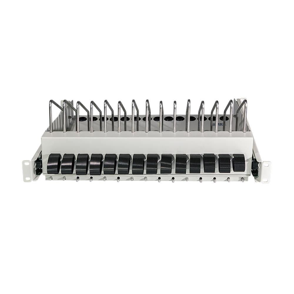 LogiLink Ausziehbarer 19"-Fachboden für Notebooks & Tablets – Lichtgrau, 4,5 HE