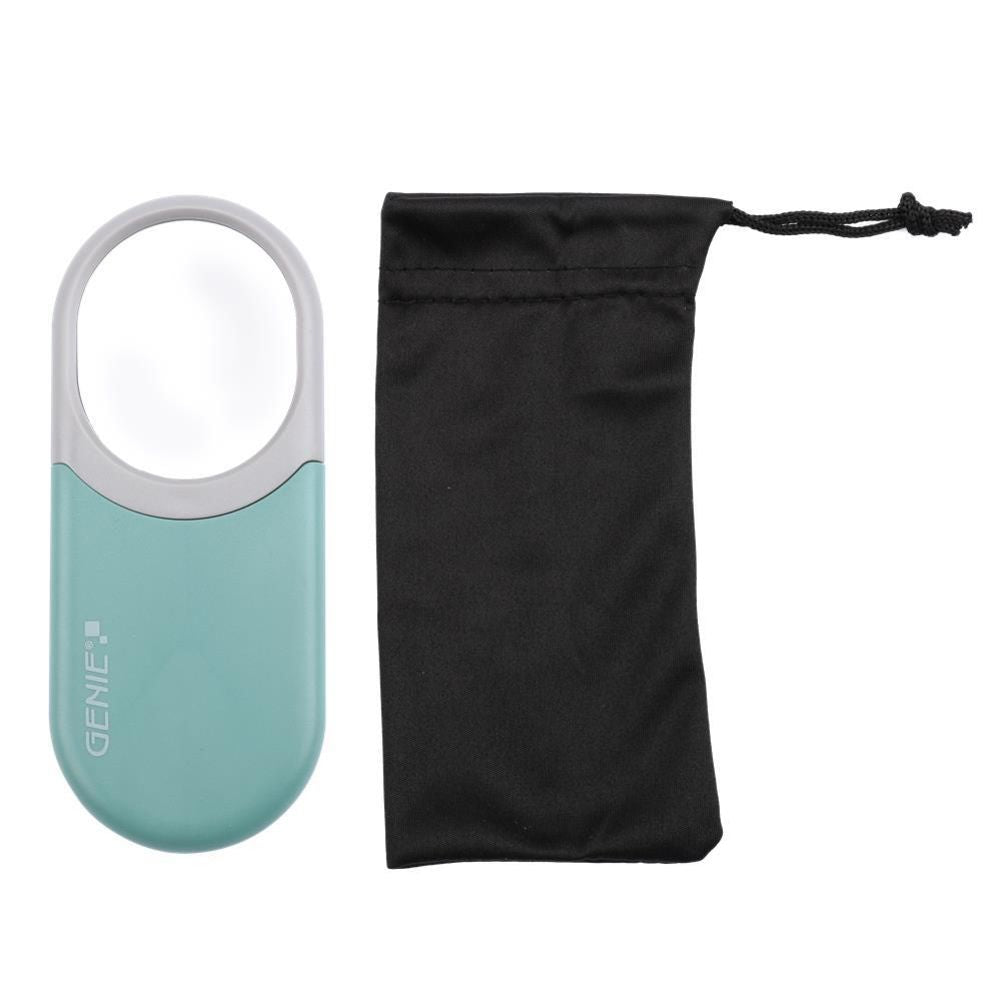 GENIE MP 55 Taschenlupe mit LED-Beleuchtung, grün