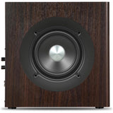 Edifier T5s – Aktiver 8" Subwoofer, 70W RMS, 35 Hz Bass, Braun Holzoptik