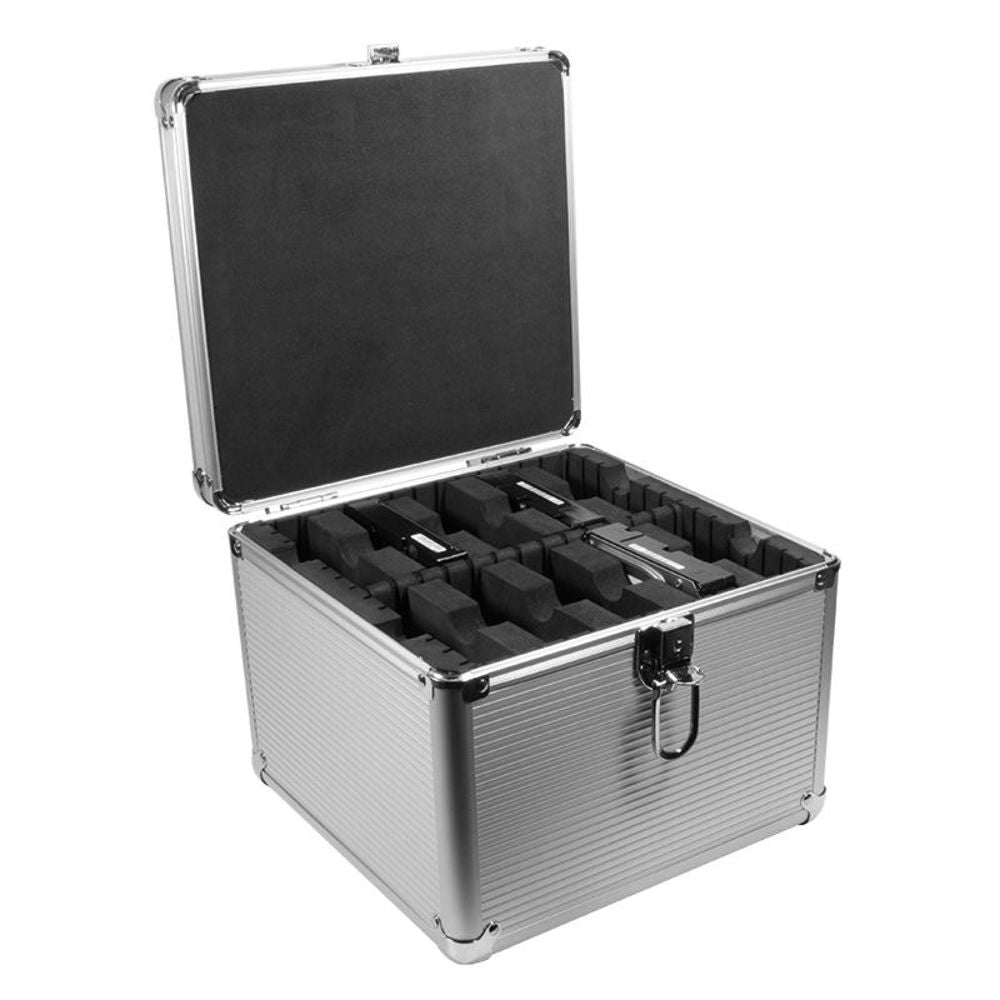 LogiLink 3,5" Festplatten‑Schutzkoffer für 10 HDDs, staub‑ & wasserfest, abschließbar
