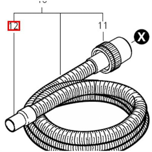 Nilfisk Original 11597 Muffe PVC, Ø 36 mm