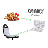 Camry Waffeleisen CR 3019 Silber/Schwarz