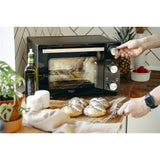 Adler AD 6024 Mini-Backofen 22 Liter, Schwarz, 0-230°C, mit Timer-Endarbeitston und 5 Backmodi