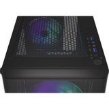 ENDORFY Ventum 200 ARGB, ATX PC-Gehäuse, inkl. 4x 120mm ARGB Lüfter, Frontblende aus Mesh, Seitenteil aus gehärtetem Glas | EY2A014