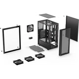 ENDORFY Ventum 200 ARGB, ATX PC-Gehäuse, inkl. 4x 120mm ARGB Lüfter, Frontblende aus Mesh, Seitenteil aus gehärtetem Glas | EY2A014