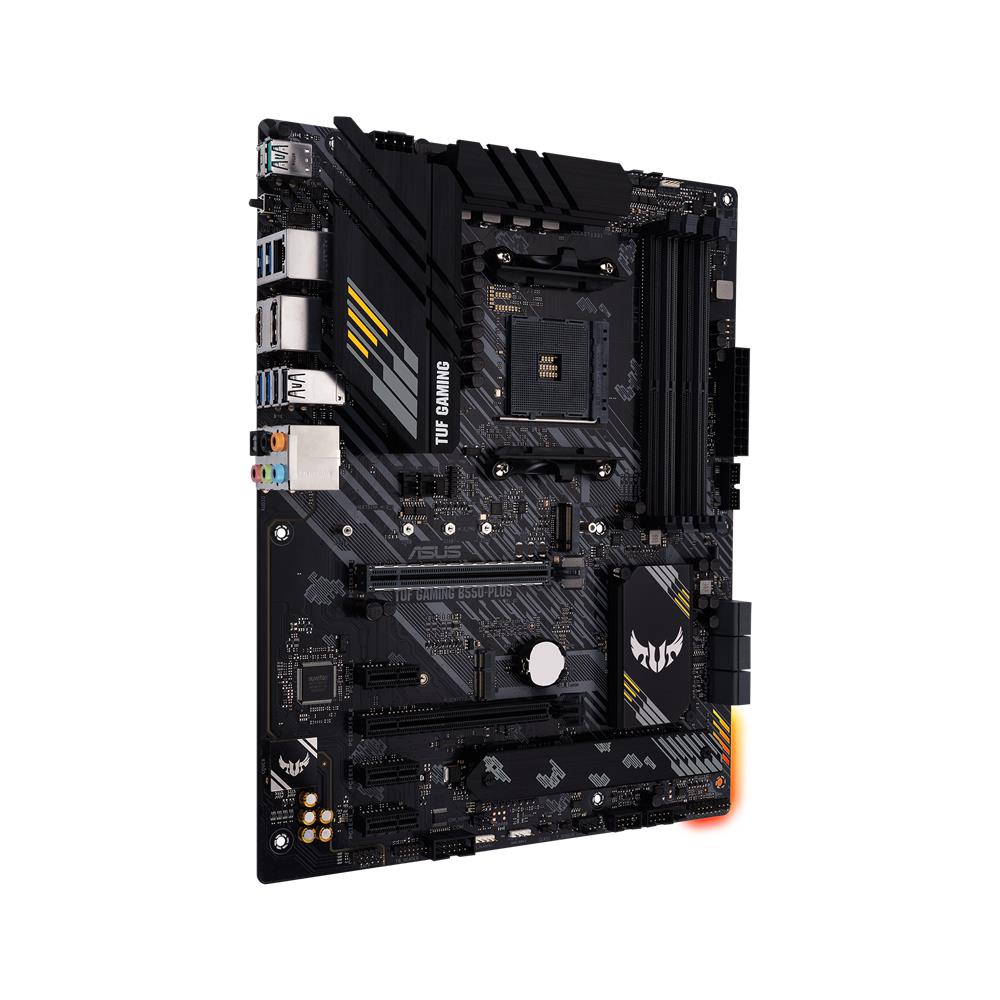 ASUS TUF Gaming B550-Plus Mainboard Sockel AM4 ATX Ryzen PCIe 4.0 M.2 Ethernet SATA USB 3.2