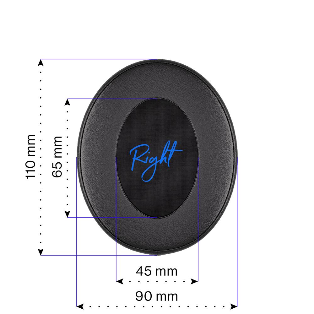 ENDORFY Earpads Leather, Universal-Kopfhörer-Ohrpolster, Soft-Touch-PU-Leder, einfache Installation