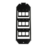 LogiLink 9 Port Bodentankeinsatz für 3 x 3 Keystone Module 208 mm