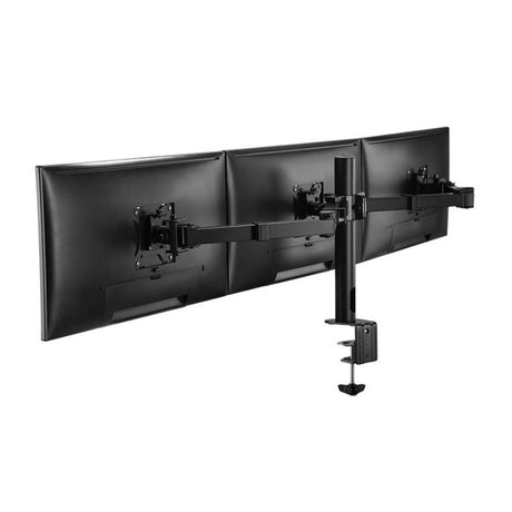 LogiLink Triple Monitorhalterung für 3 Monitore 17"-27" Tischhalterung verstellbare Armlänge