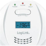 LogiLink Kohlenmonoxidmelder mit LCD Display und LED Signal 85dB EN50291