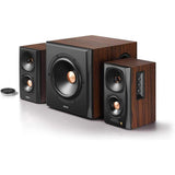 Edifier S360DB 2.1 Home-Entertainment-System (150 Watt) mit Bluetooth 4.1 (aptX), Holzfarben