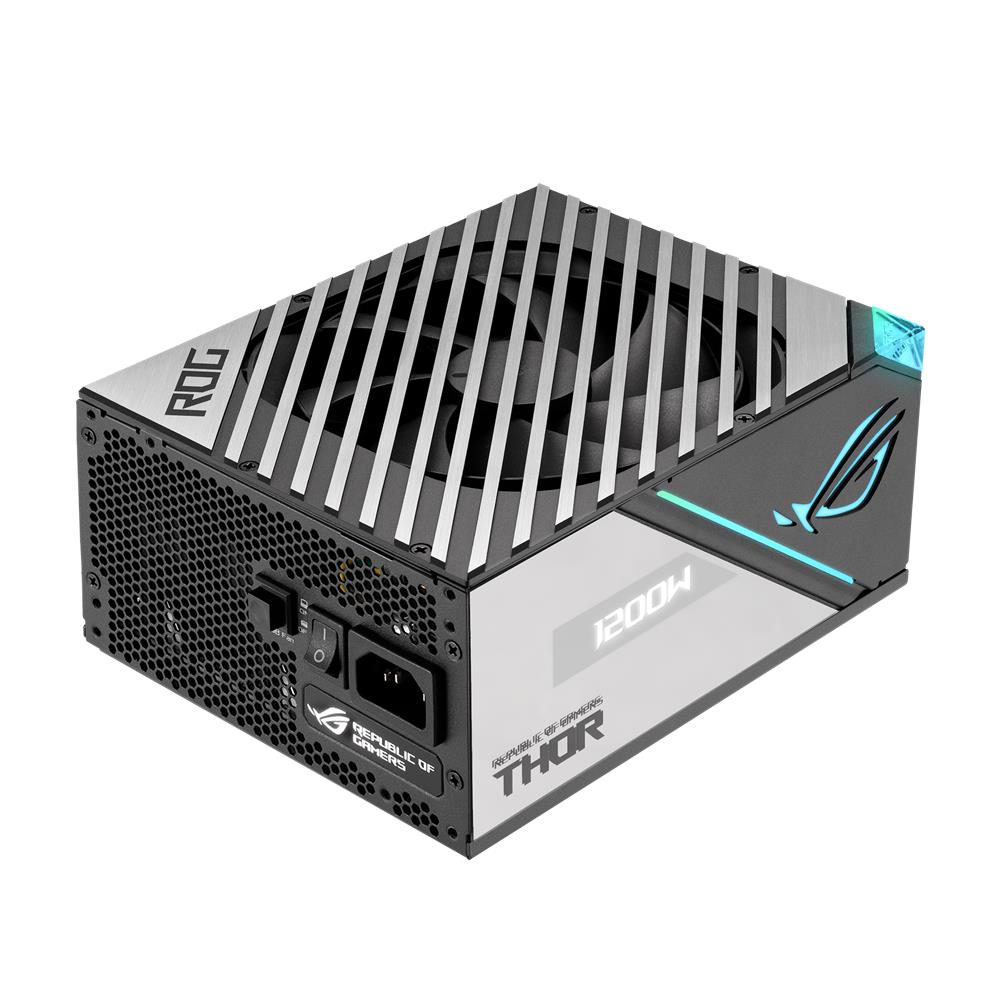 ASUS ROG Thor 1200W Platinum II Netzteil (Aura Sync, OLED Display, 0dB-Kühlung, PCIe 5.0 Ready)