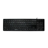 LogiLink Beleuchtete Tastatur LED RGB USB 1.1 QWERTZ-Layout Plug & Play