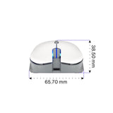 ENDORFY Gem Plus Wireless Gaming Maus kabellos 26000 DPI leicht 74 g Weiß