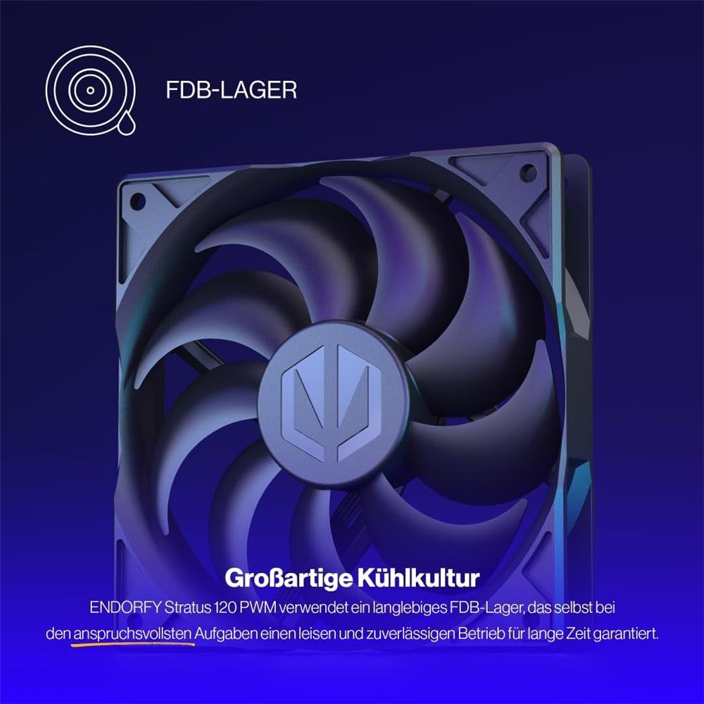 ENDORFY Stratus 120 PWM PC Gehäuselüfter 120mm