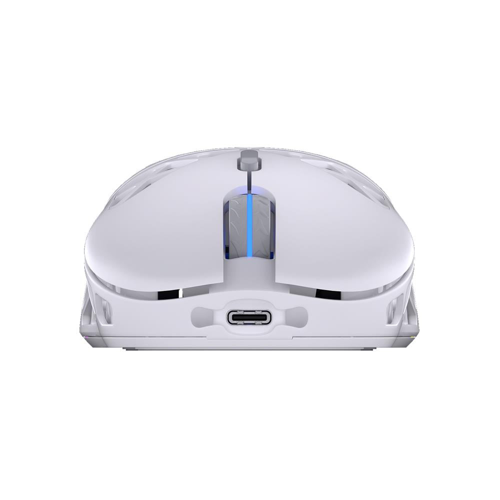 ENDORFY LIV Plus Wireless, Leichte kabellose Gaming-Maus inkl. Ladestation, Weiß | EY6A017