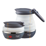 Adler AD 1279 Reisewasserkocher, faltbar, 0,6 Liter, 750 Watt, für Camping