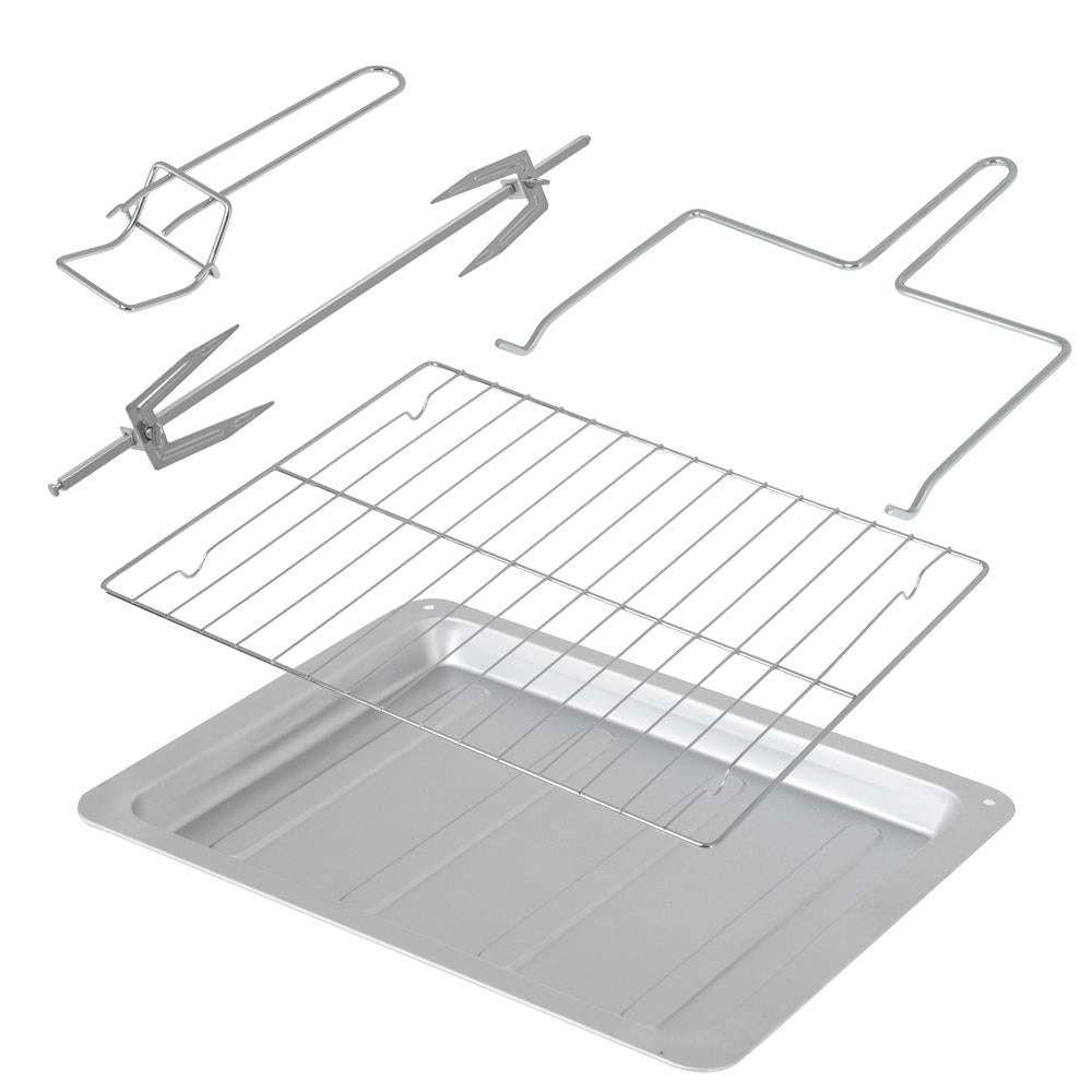 Adler AD 6031 Elektro-Backofen 30L schwarz – Heißluft & Grill, 12 Backmodi