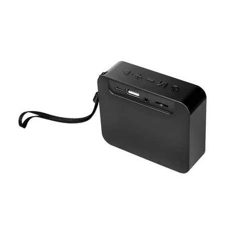 LogiLink Kompakter Bluetooth 5.3 Lautsprecher, 14 Std. Akku, Schwarz