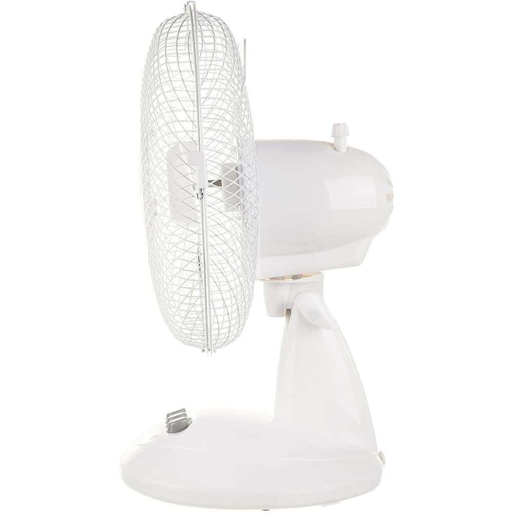 Adler AD 7302 Tischventilator Weiß 23 cm Durchmesser Zwei Geschwindigkeitsstufen