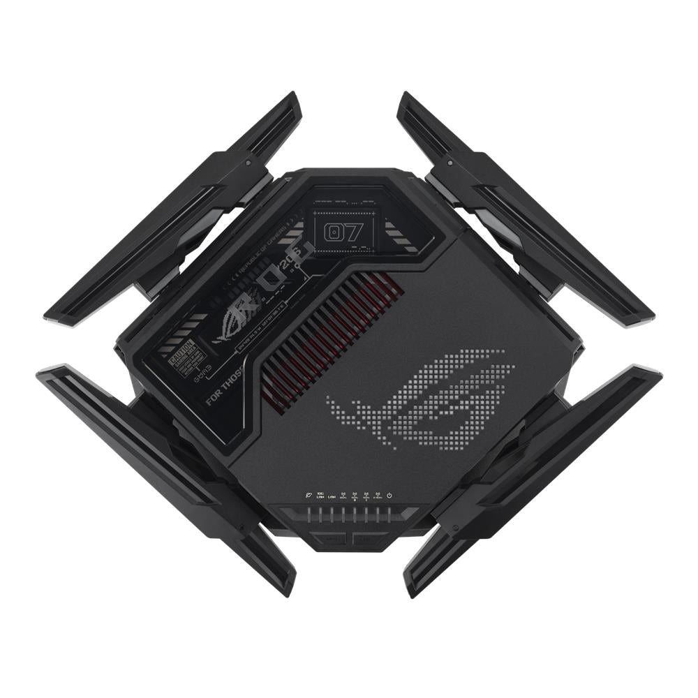 ASUS ROG Rapture GT-BE98 Quad-Band WiFi 7 Gaming Router (320MHz Bandbreite, duale 10G Ports, VPN)