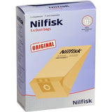 Nilfisk Original 82222900 Staubbeutel 9,5l 5 Stück für Nilfisk Staubsauger CDB 3000