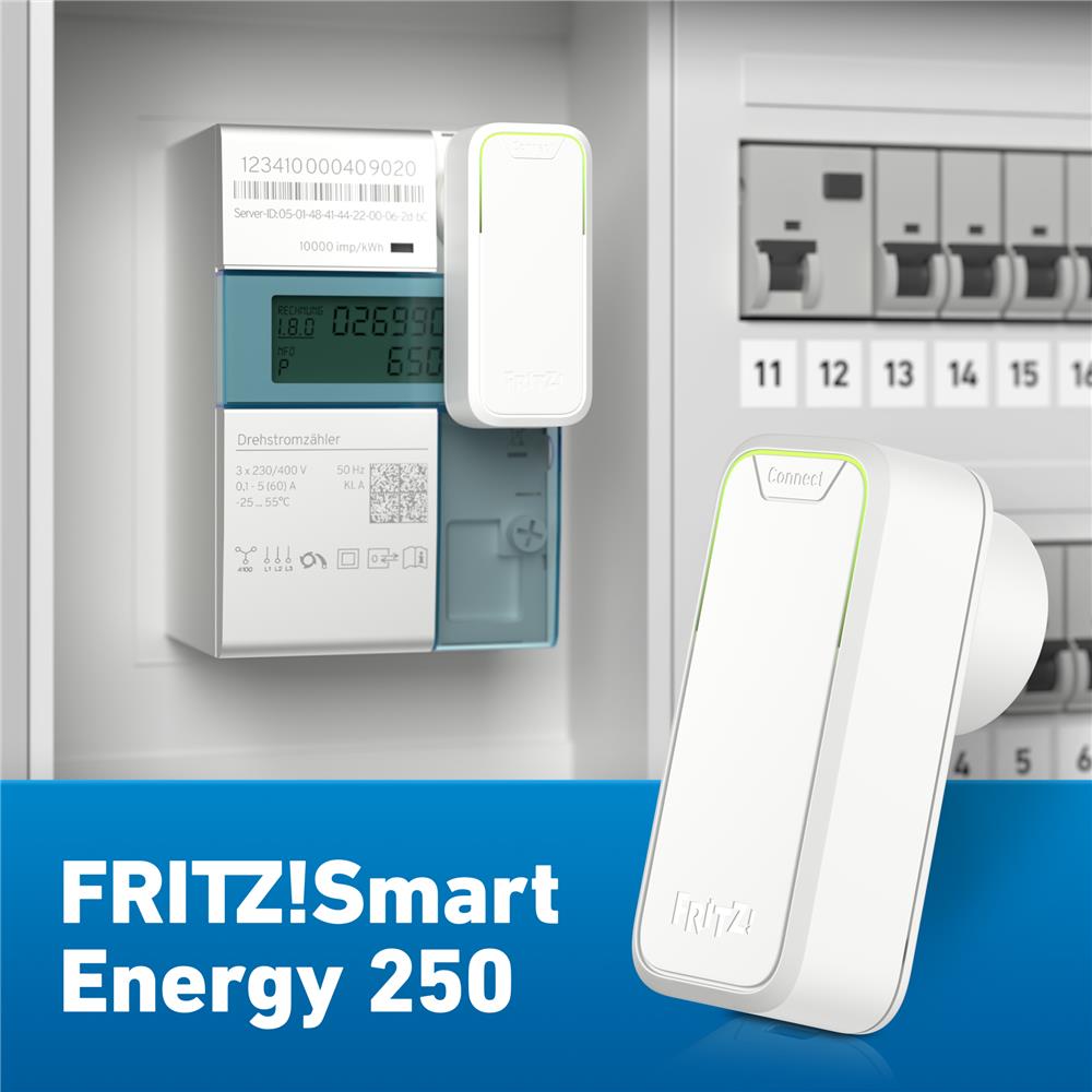 FRITZ!Smart Energy 250 – Intelligente Steckdose mit Verbrauchsmessung & App-Steuerung