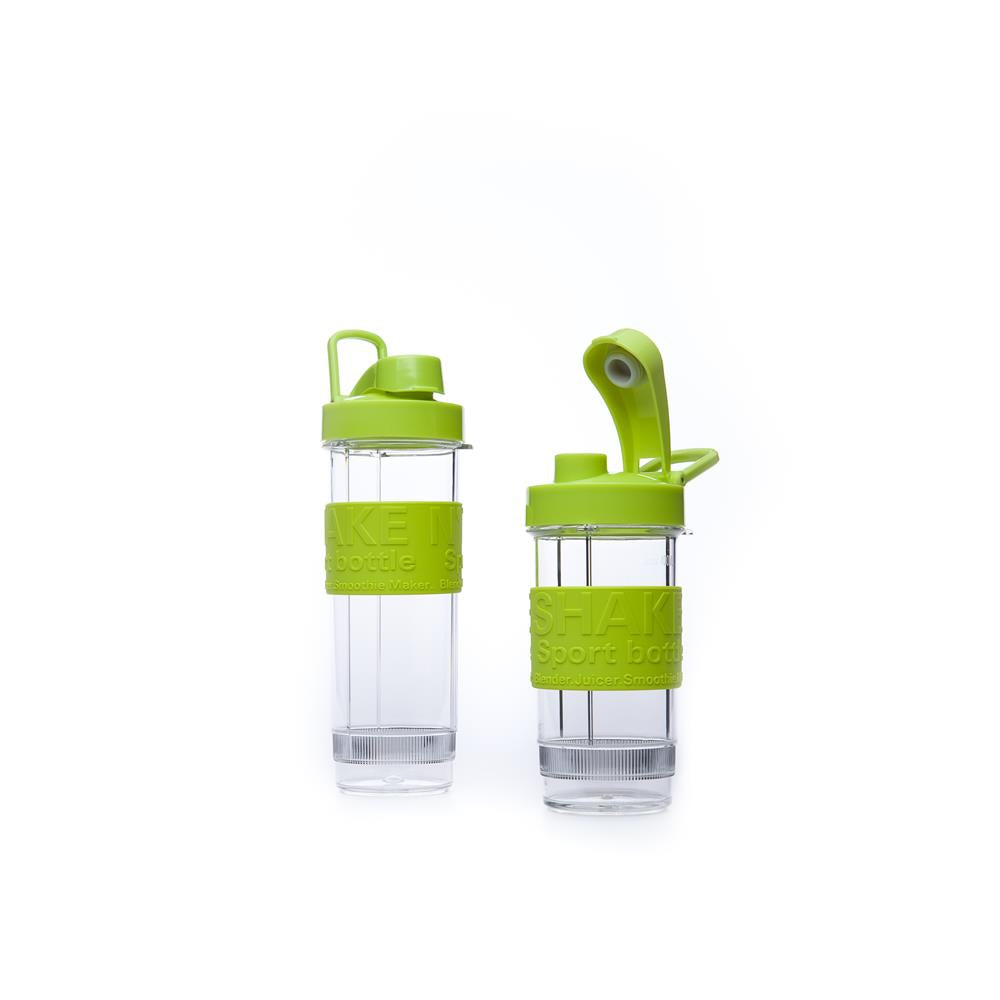 Camry CR 4069 Smoothie Maker Standmixer Grün 500 Watt mit zwei To-Go-Bechern
