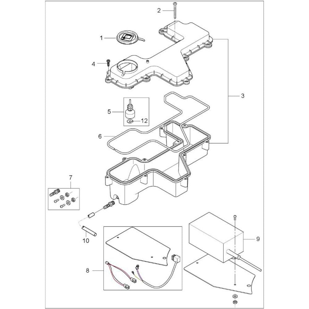 Nilfisk Original 107145123 Kalkschutztank komplett