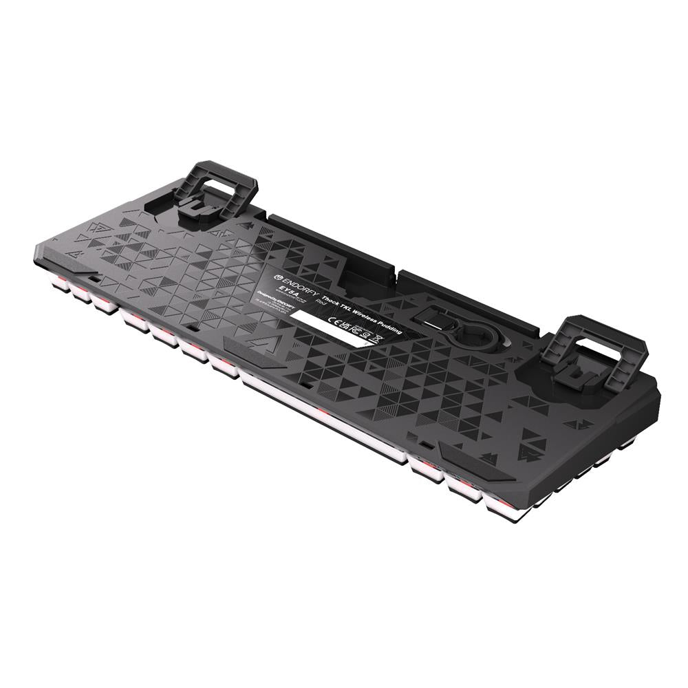 ENDORFY EY5A119 - Keyboards (US) Thock Wireless TKL Pud Kailh RD, Tastatur, Schwarz, Beleuchtet, kabellos, ENG-Layout