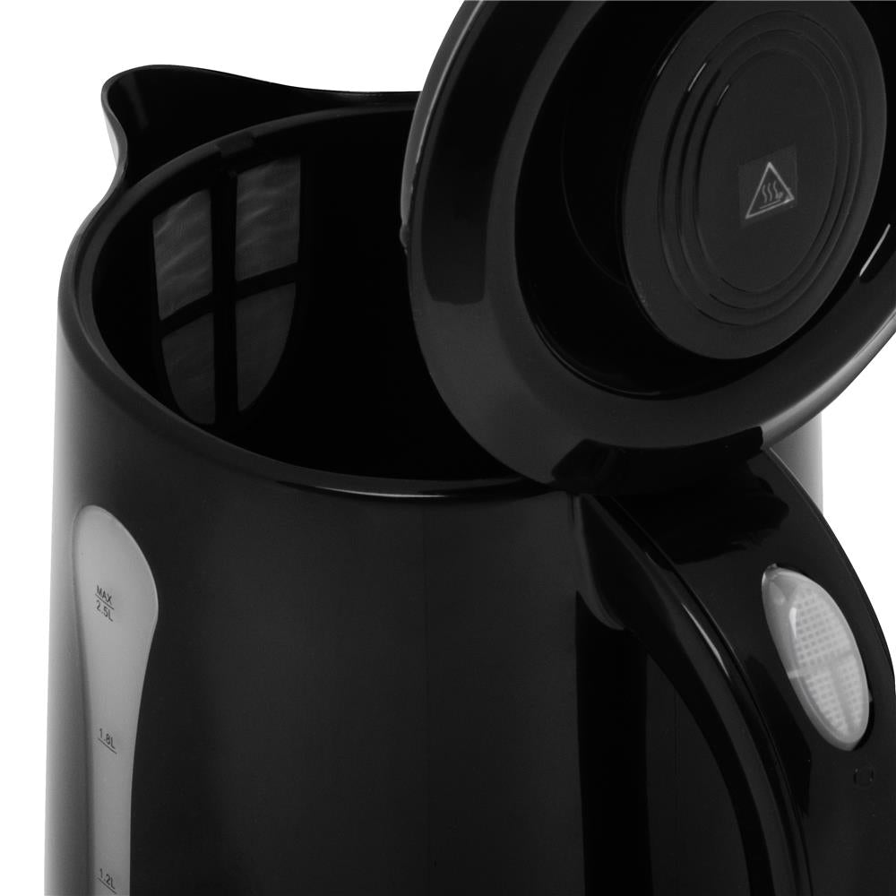 Adler AD 1244 Wasserkocher 2,5 L XXL Kunststoff schwarz – leistungsstark & sicher