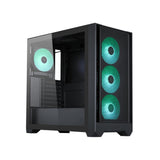Silentware Flow 110 Black – A-RGB Midi Tower mit Meshfront, Glas-Seitenfenster & 4 Lüftern