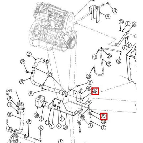 Nilfisk Original 56507448 Washer Isolator Tail Unterlegscheibe