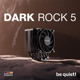 be quiet! Dark Rock 5 CPU Luftkühler mit Silent Wings 4 120mm PWM